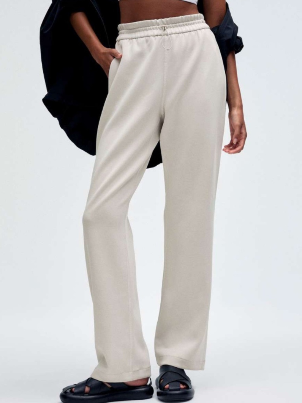 LULULEMON SOFTSTREME HIGH RISE PANT BONE NWOT